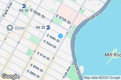 Map image of the property - 345 E 94th St