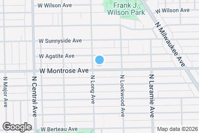 Map image of the property - 5346 W Montrose Ave