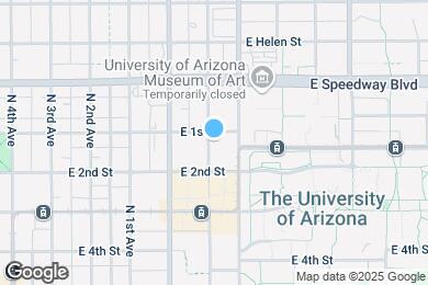 Map image of the property - Aspire Tucson: Off-Campus Student Housing