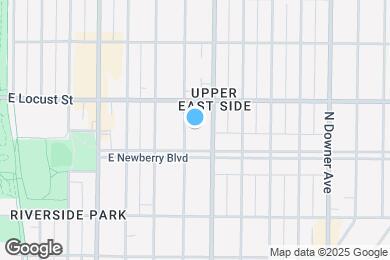 Map image of the property - 2832 N Frederick Ave