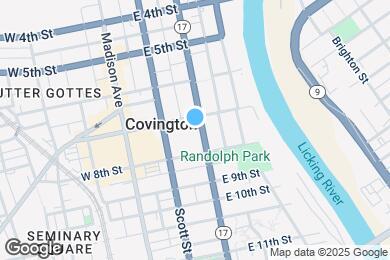 Map image of the property - 711 Greenup St