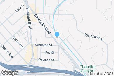 Map image of the property - Villa Glenoaks Apartments