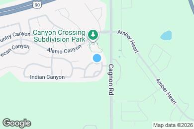 Map image of the property - 5822 Blonde Canyon