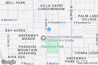 Map image of the property - 16015 N 30th St