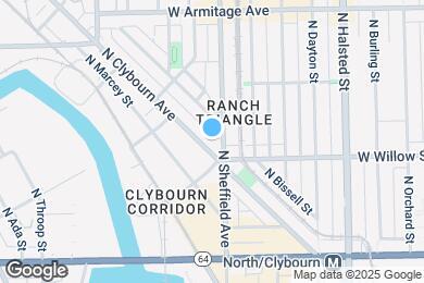 Map image of the property - 1817 N Clybourn Ave
