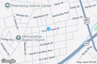 Map image of the property - 322 St Matthew St