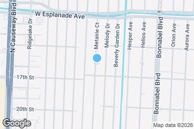 Map image of the property - 3319 Metairie Ct