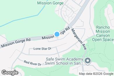 Map image of the property - 7677 Mission Gorge Rd