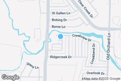 Map image of the property - 1417 Creekview Dr