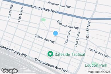 Map image of the property - 1304 Fairfax Ave NW