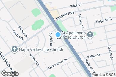 Map image of the property - 3925 Solano Ave