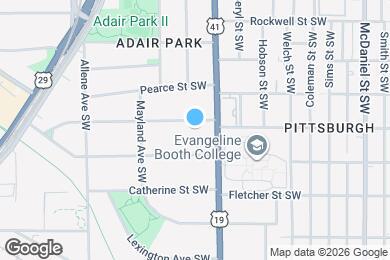 Map image of the property - 650 Elbert St SW