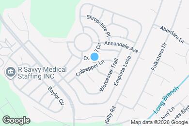 Map image of the property - 1569 Culpepper Ln