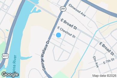 Map image of the property - 129 E Walnut St