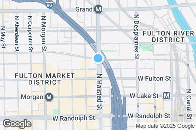 Map image of the property - 362 N Halsted St