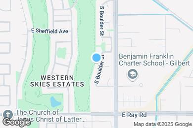 Map image of the property - 1410 S Boulder St