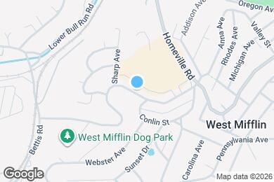 Map image of the property - 2412 Homestead Duquesne Rd
