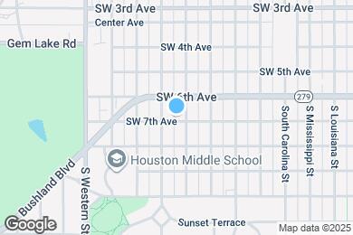 Map image of the property - 3810 SW 7th Ave