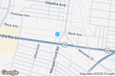 Map image of the property - 3729G Morganford Rd