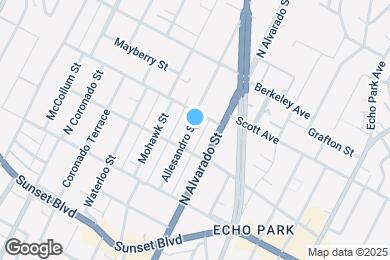 Map image of the property - 1426 Allesandro St