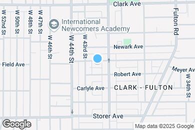 Map image of the property - 4145 Hyde Ave