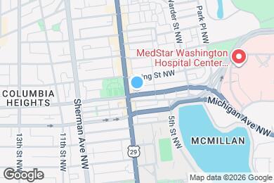 Map image of the property - 651 Columbia Rd NW