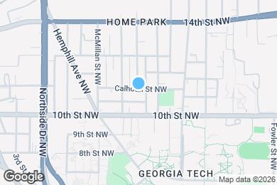Map image of the property - 448 Calhoun St NW