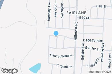 Map image of the property - 10000 Drury Ave