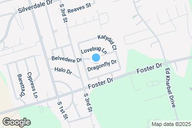 Map image of the property - 811 Dragonfly Dr