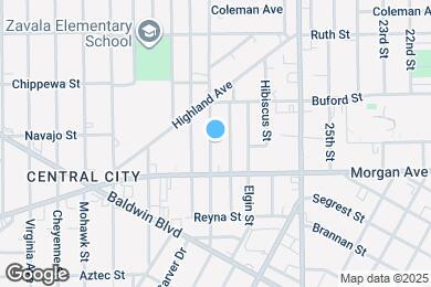 Map image of the property - 1208 Sabinas St
