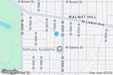 Map image of the property - 1700 N 36th St