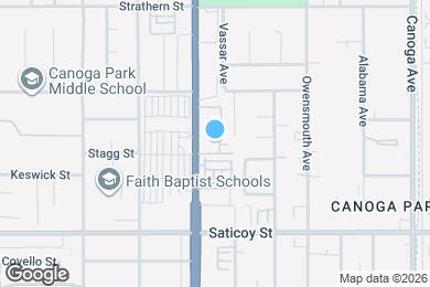 Map image of the property - 7800 Topanga Canyon Blvd