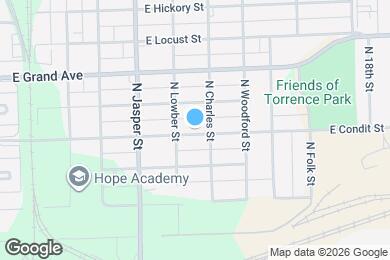 Map image of the property - 1344 E Condit St