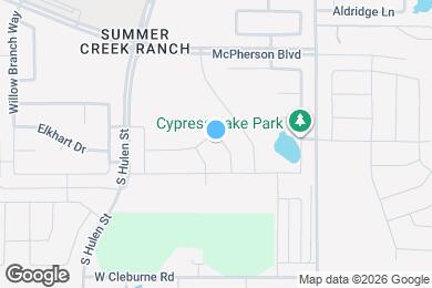 Map image of the property - 9604 Catclaw Ter