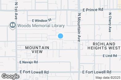 Map image of the property - 1118 E Descent St