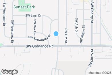Map image of the property - 612 SW Des Moines St