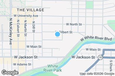 Map image of the property - 1312 W Washington St