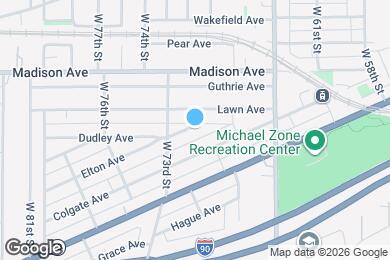 Map image of the property - 7111 Elton Ave