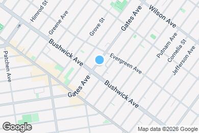 Map image of the property - 1154 Gates Ave