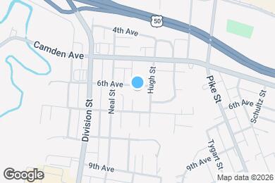 Map image of the property - 2204 6th Ave