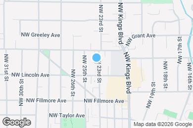 Map image of the property - 1020 NW 23rd St