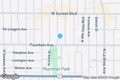 Map image of the property - 1318 N Martel Ave