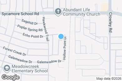 Map image of the property - 7617 Rainbow Creek Dr