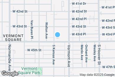 Map image of the property - 1045 W Vernon Ave