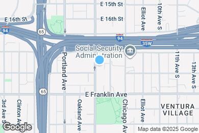 Map image of the property - 1825 Park Ave