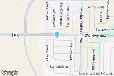 Map image of the property - 13537 SW 47th Cir