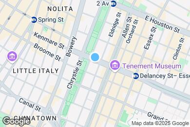 Map image of the property - 47 Delancey St