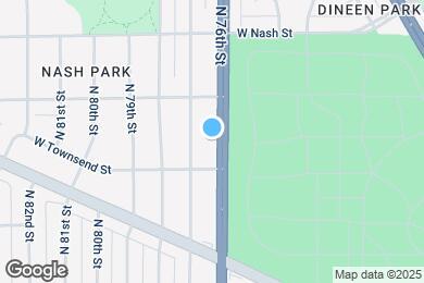 Map image of the property - 3433 N 76th St
