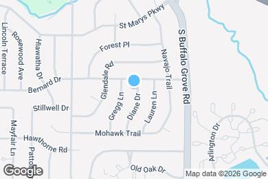 Map image of the property - 390 Diane Dr