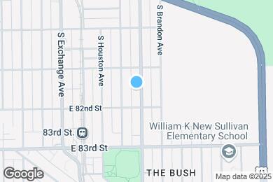 Map image of the property - 8134 S South Shore Dr